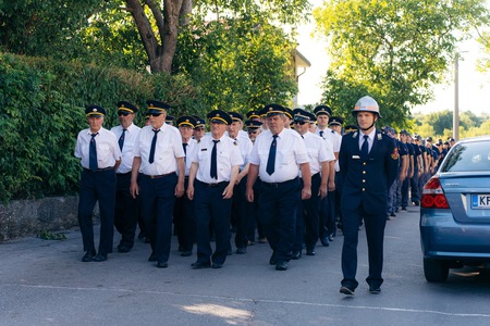 Slovesnost ob 40 letnici PGD Povir; Foto: Marko Pleterski
